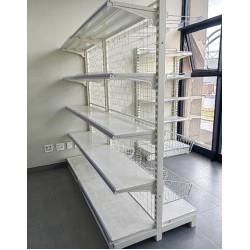 Gondola Shelving White